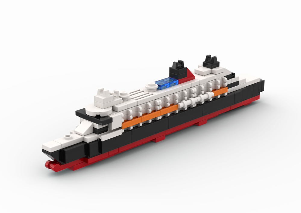 LEGO MOC RMS Queen Mary 2 Ocean Liner (Unscaled) by The Bobby Brix ...