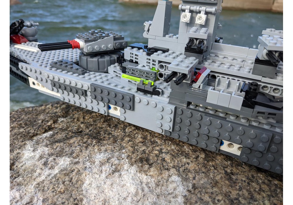 Lego Uss Iowa Build _ USS Iowa BB-61 & USS Missouri BB-63 Battleships ...