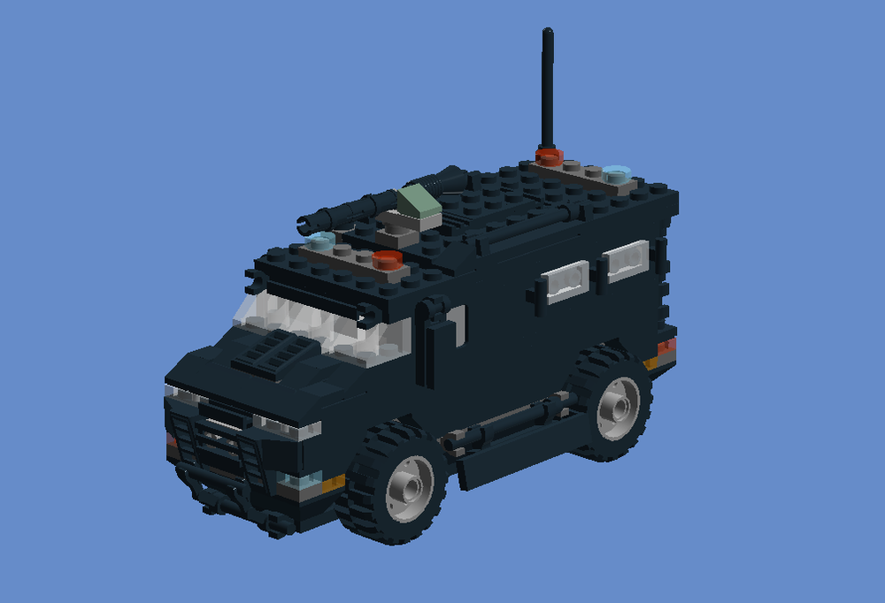 LEGO MOC SWAT Truck by De_Marco