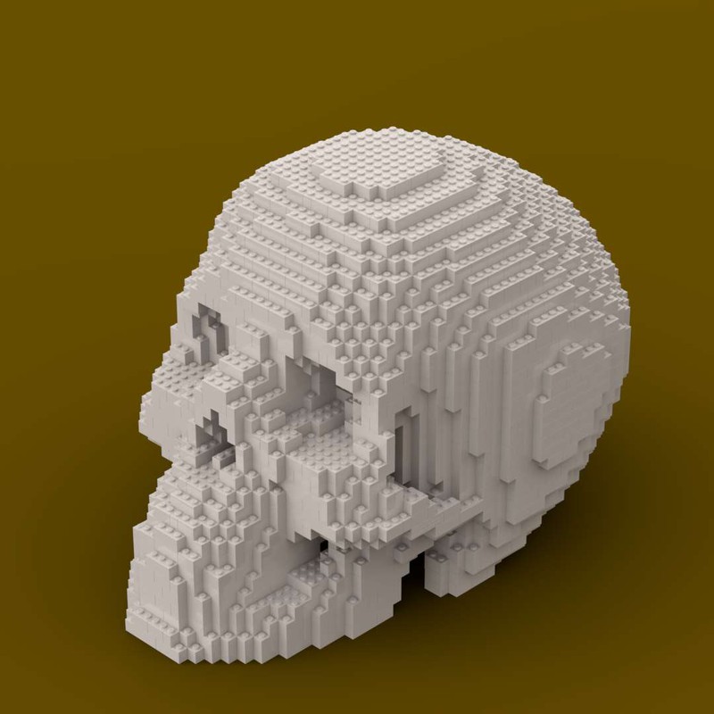 LEGO MOC Skull by otterbournelego | Rebrickable - Build with LEGO