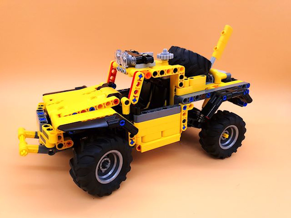 How to build a LEGO JEEP wrangler - LEGO MOC Building Process