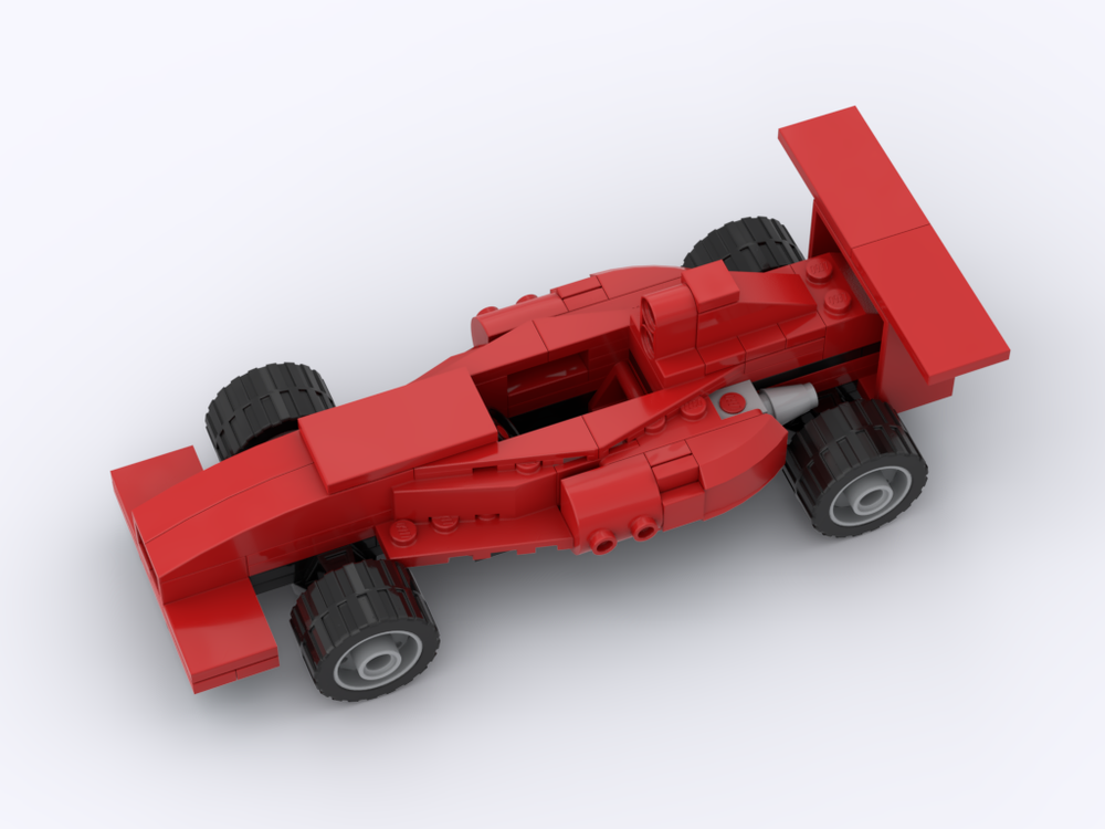 LEGO MOC Simple 8-wide F1 Race car by Galaxy 12 Imports Rebrickable - Build with LEGO