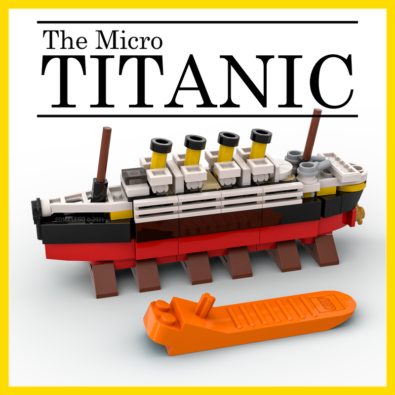lego titanic full  Lego titanic, Titanic, Lego boat
