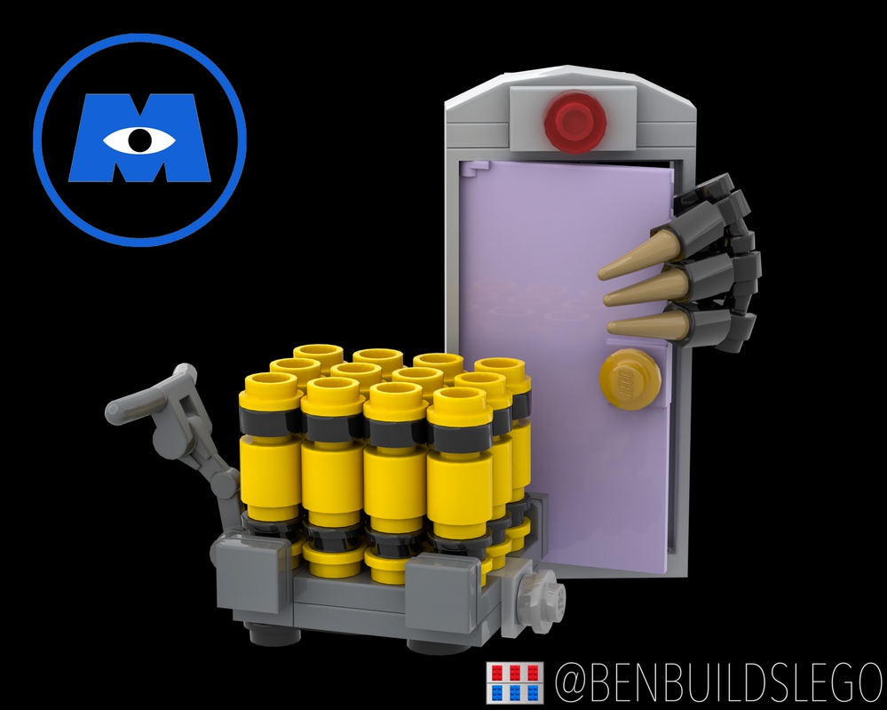 LEGO MOC Boo's Door from Monsters, Inc. by bricktacular_builds