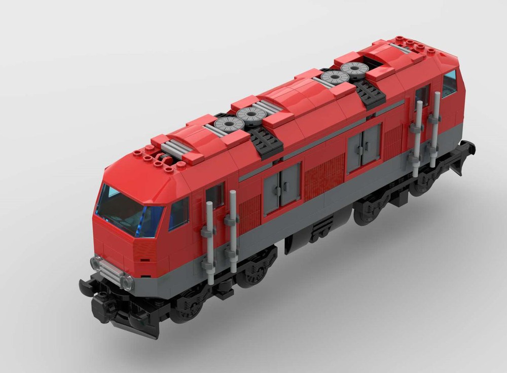 LEGO MOC Modified Diesel Locomotive 60098 with Powered Up by tango2110 | Rebrickable - Build with LEGO