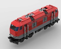 Modified Diesel Locomotive - 60098 with Powered Up