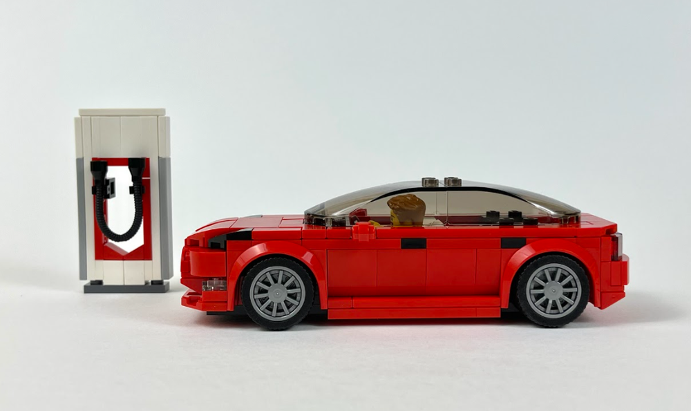 navigatie vraag naar Aanpassen LEGO MOC Tesla Model 3 by wooootles | Rebrickable - Build with LEGO