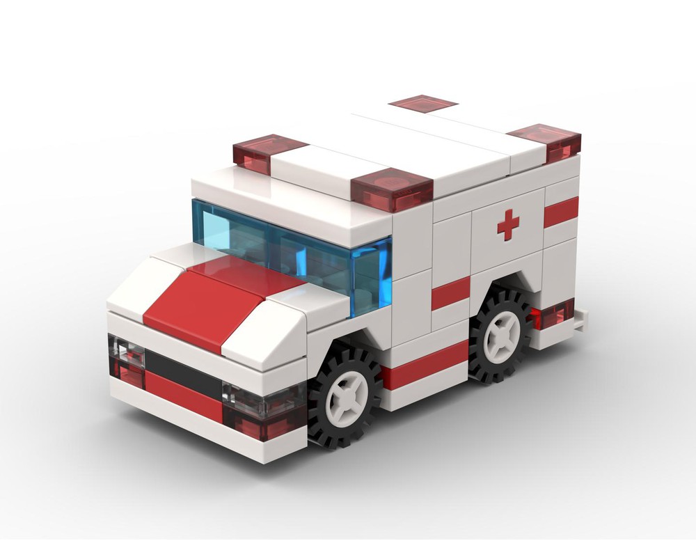 how to build a lego ambulance