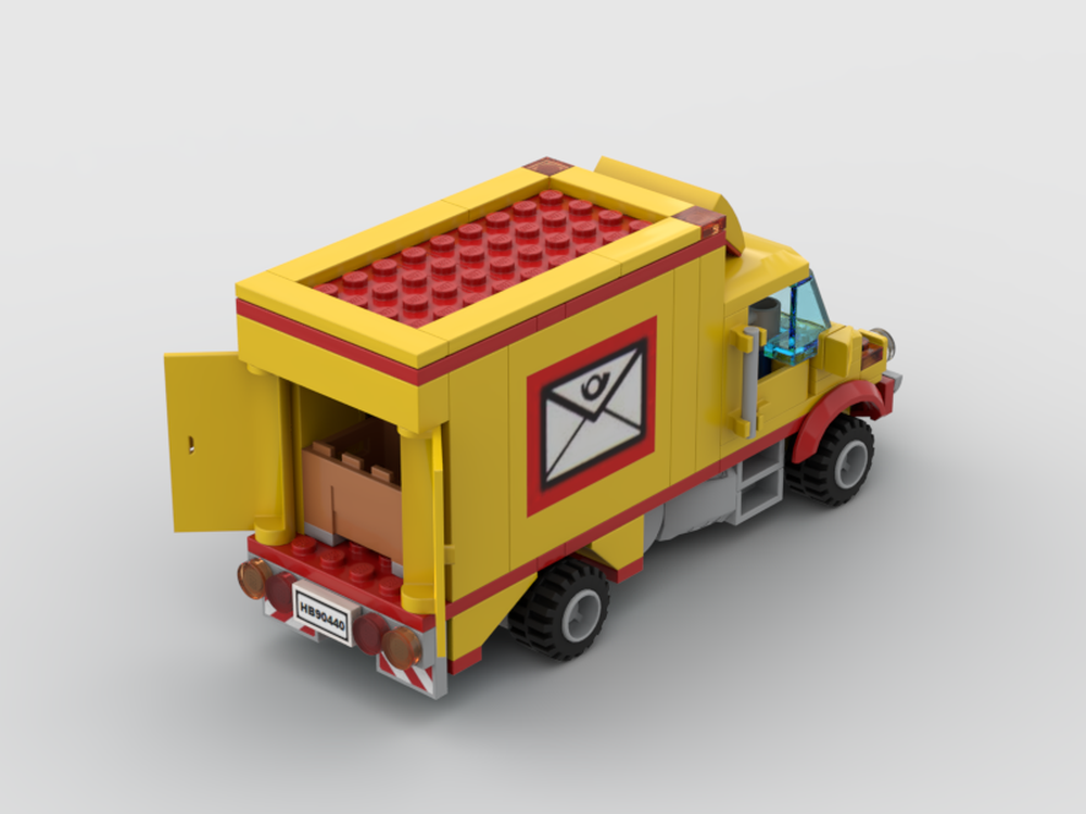 LEGO MOC Mail Truck by HaulingBricks | Rebrickable - Build with LEGO