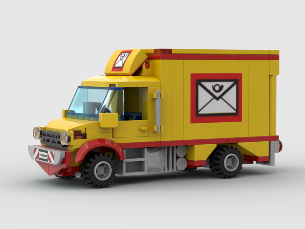 LEGO MOC Mail Truck by HaulingBricks | Rebrickable - Build with LEGO