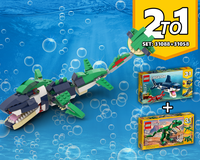 Mosasaur Dinosaur alt build 31088 + 31058