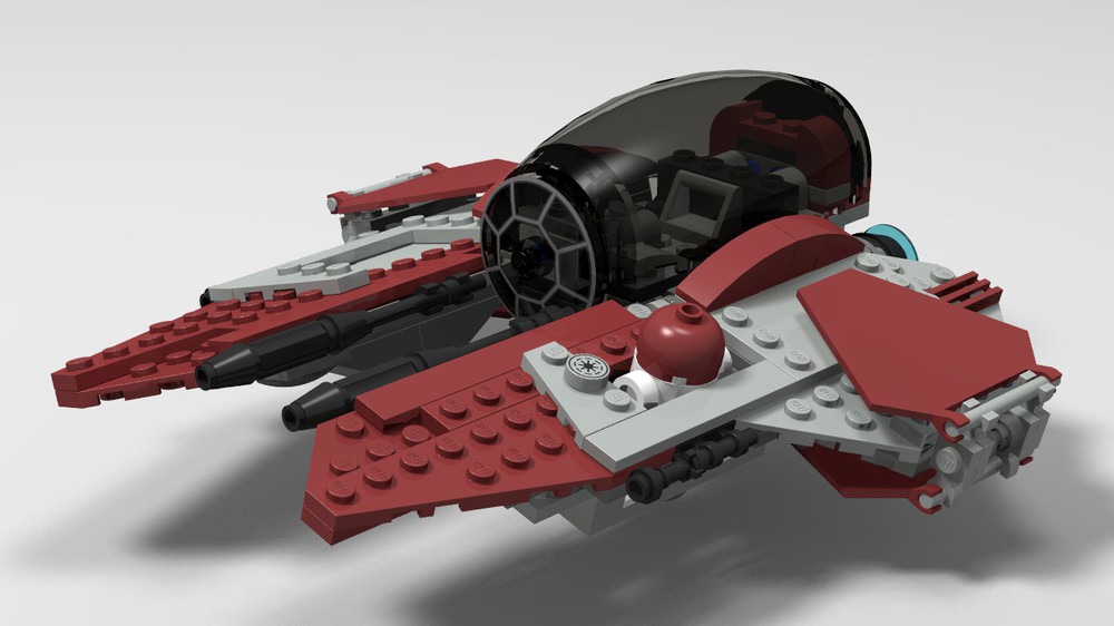 LEGO MOC FIXED 75135 Obi-Wan's Jedi Interceptor by Legobrickfreak