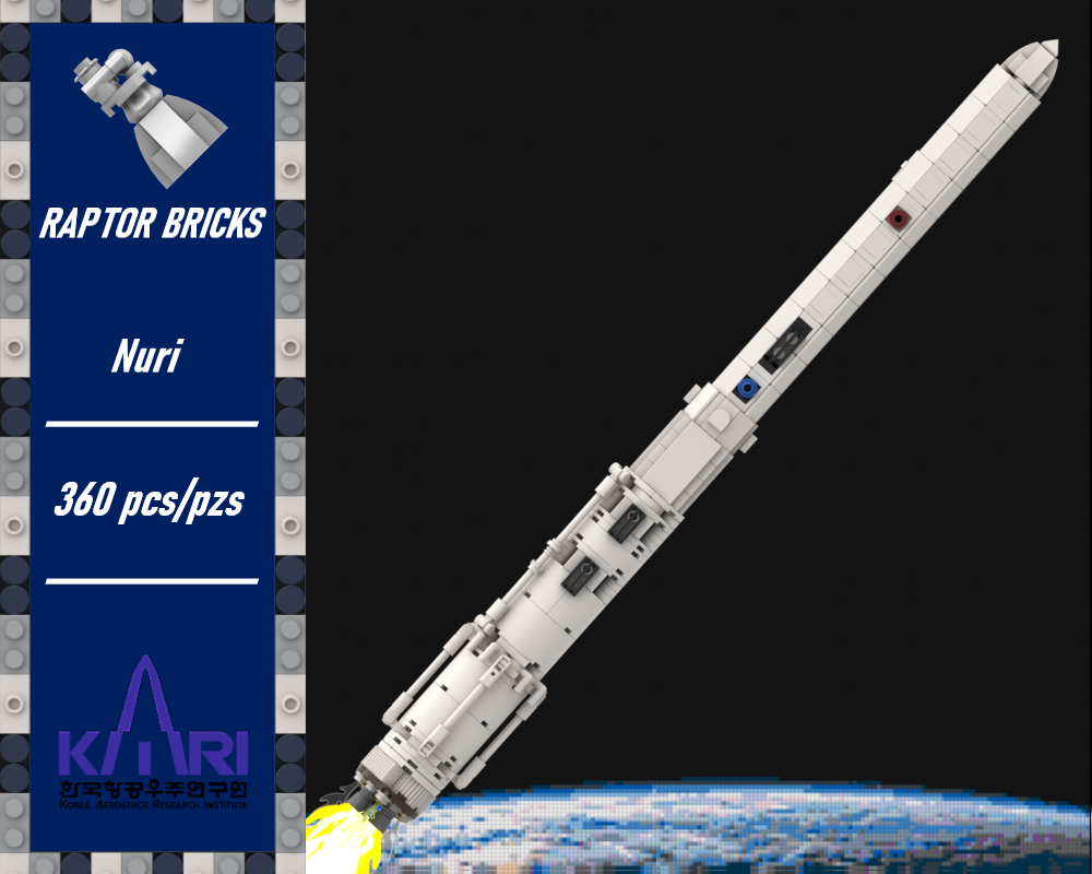 LEGO MOC-90724 Nuri (Saturn V Scale) by RAPTOR BRICKS