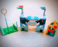 Medieval Castle with Clock Tower