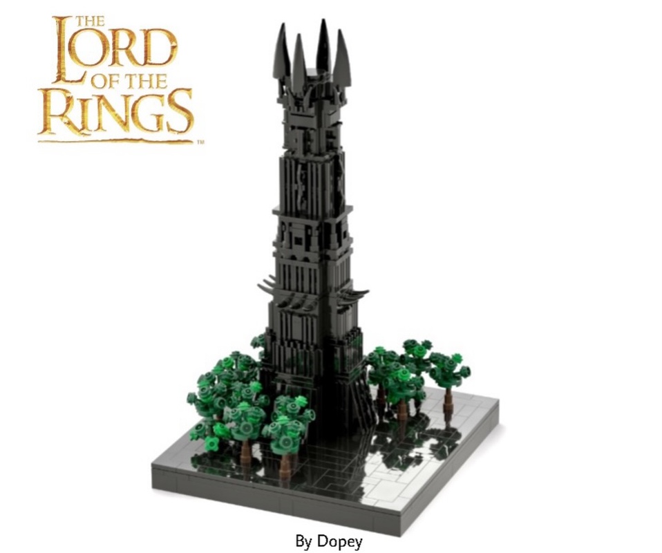 Lord of The Rings Movies Orthanc Tower Metal Earth ICONX 3D Steel Model Kit  NEW | eBay