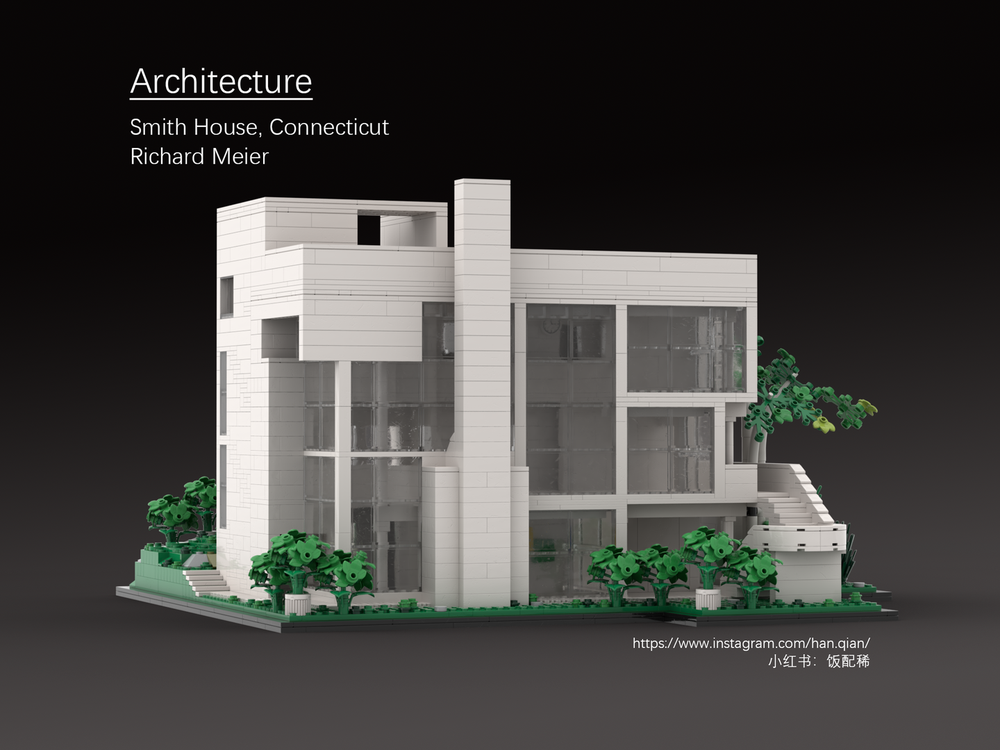LEGO MOC Smith House of Richard Meier by Fanpeixi