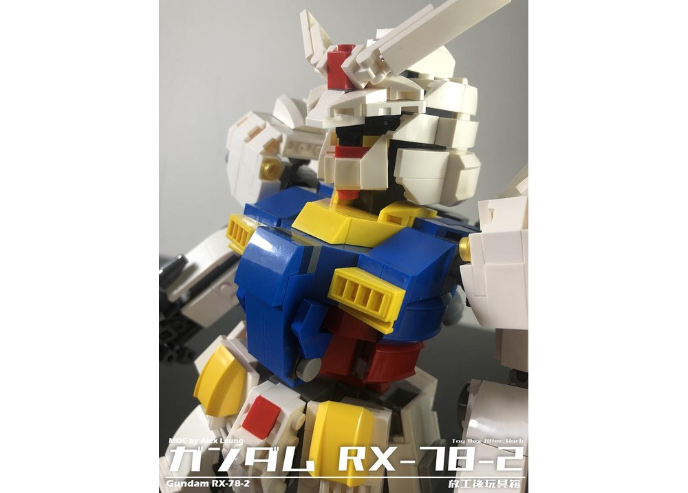 LEGO MOC 25cm+ MOC Robo RX-78-2 by XelaLeung | Rebrickable - Build with ...