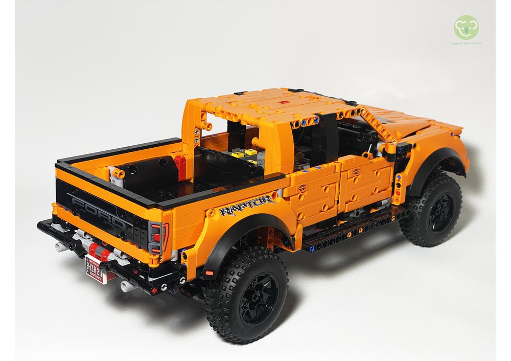 LEGO MOC Motorized Chassis for Ford Raptor 42126 : 4WD + Buwizz + 2 ...