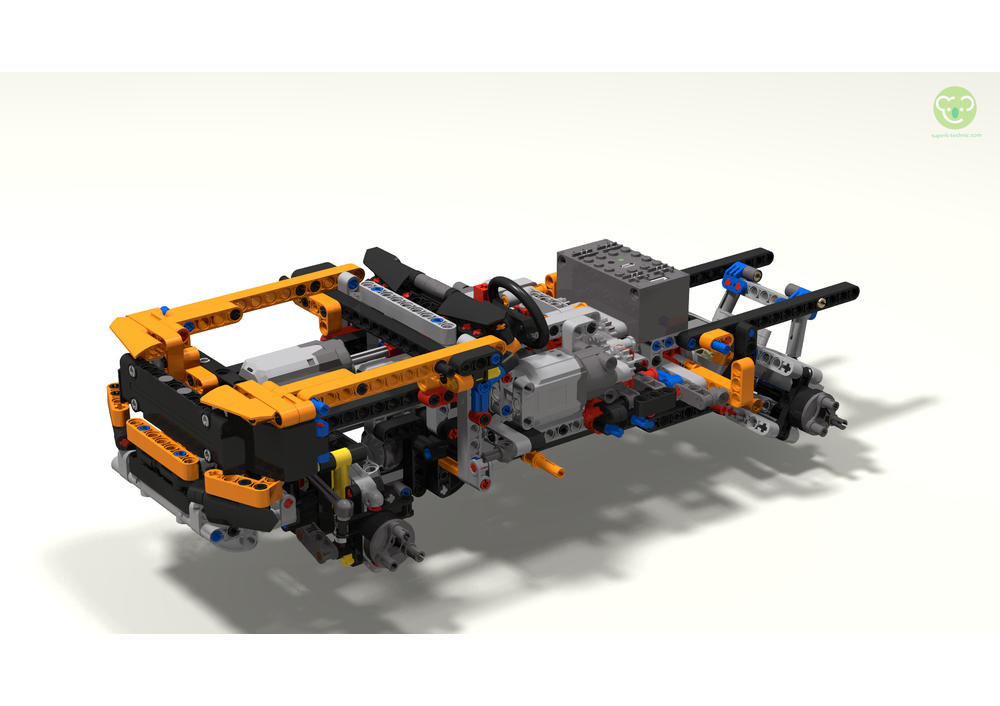 LEGO MOC Motorized Chassis for Ford Raptor 42126 : 4WD + Buwizz + 2 speed  Gearbox by Superkoala | Rebrickable - Build with LEGO