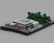 LEGO MOC The Drew Las Vegas at 1/650th Scale by FunnyTacoBunny