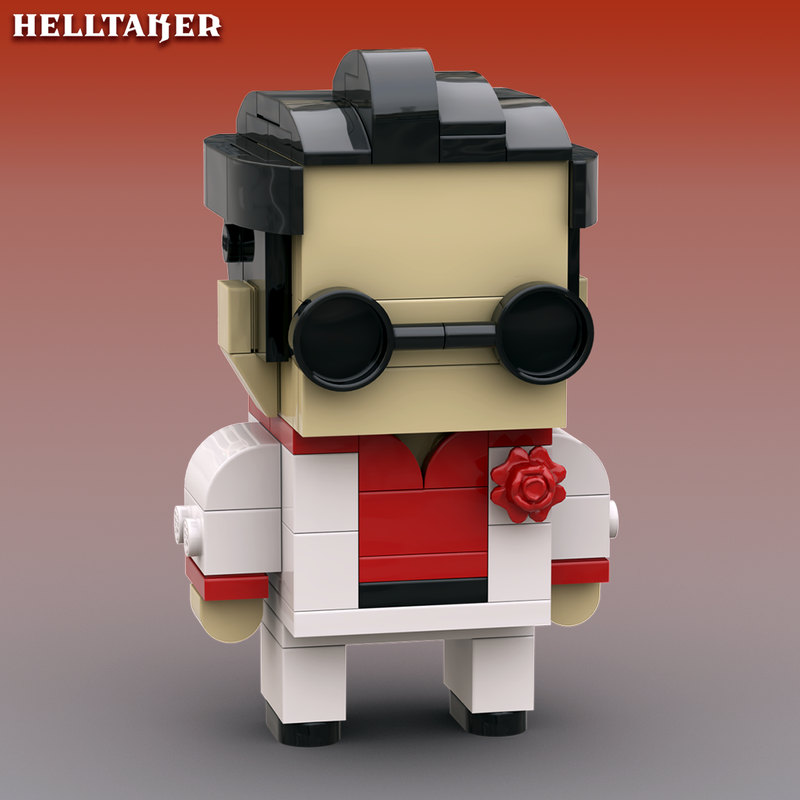 LEGO MOC Helltaker Brickheadz | the protagonist by SnuggleBrick ...