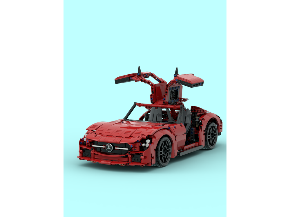 Lego Moc Mercedes Benz Sls Black Series By Chaogeili Rebrickable