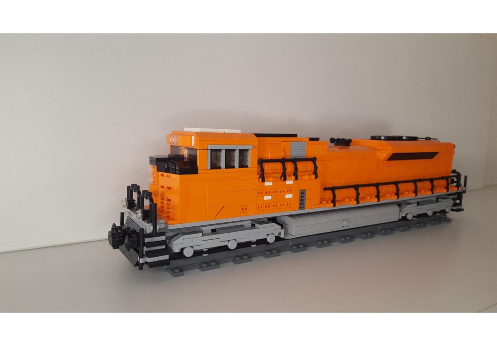 LEGO MOC train MOC SD70ACe #4330 by sssvlad | Rebrickable - Build