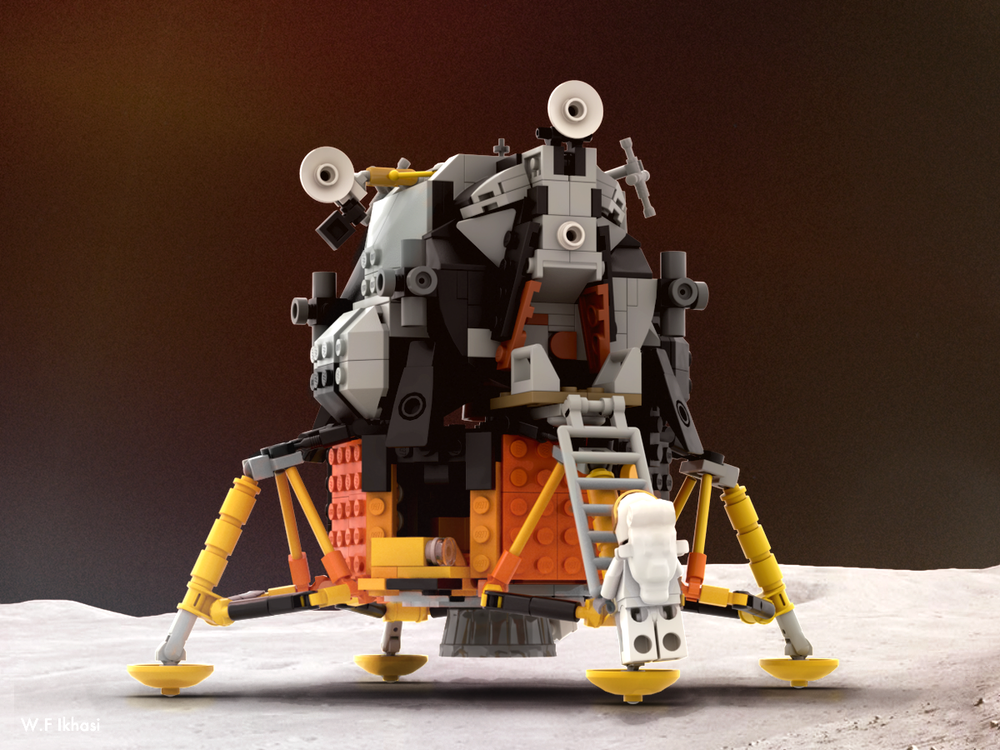 retning fyrværkeri Blitz LEGO MOC Apollo Lunar Module by Ikhasi | Rebrickable - Build with LEGO
