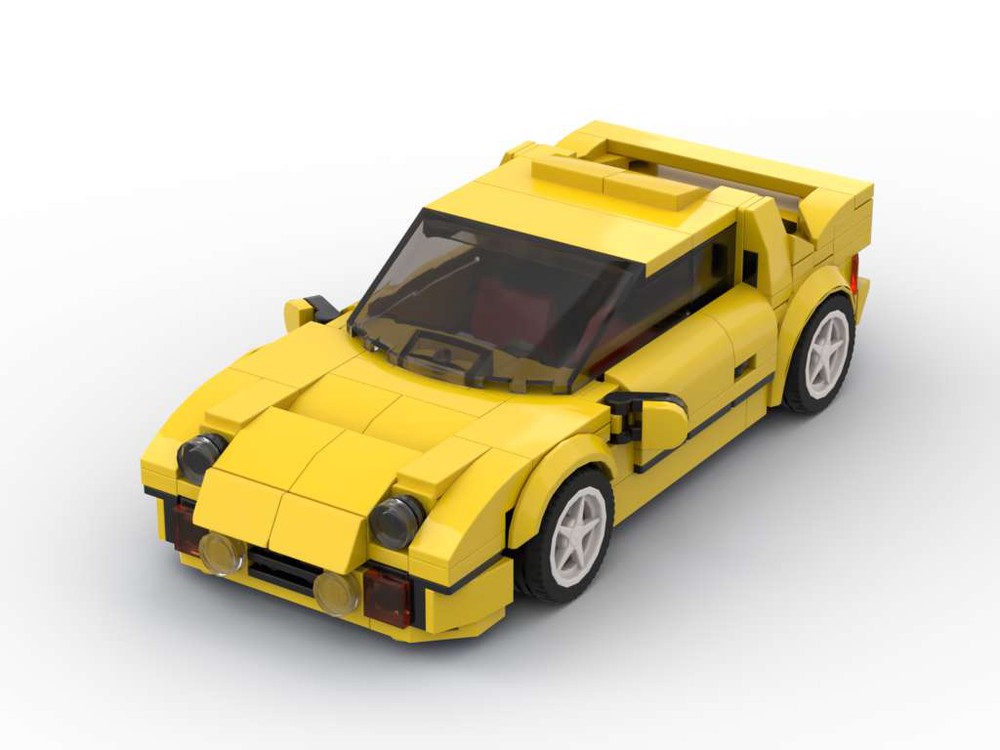 LEGO MOC Ford RS200 - Yellow by IBrickedItUp | Rebrickable - Build with ...