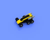 31060 1 out of 4 Futuristic Vehicles Alternate MOC (Heavy Duty Racer)