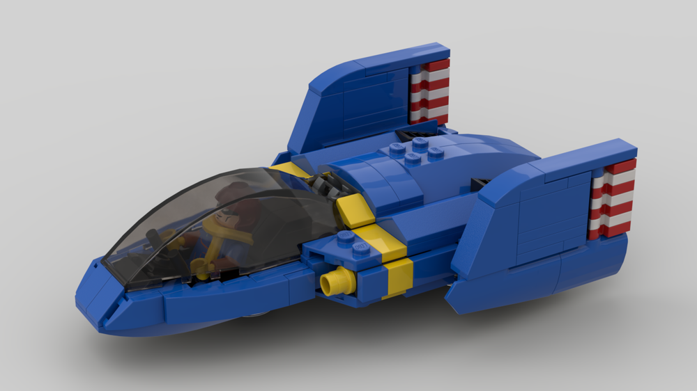 Syd Illusion pels LEGO MOC Nintendo F-zero Blue Falcon by Alex_Qwerty | Rebrickable - Build  with LEGO