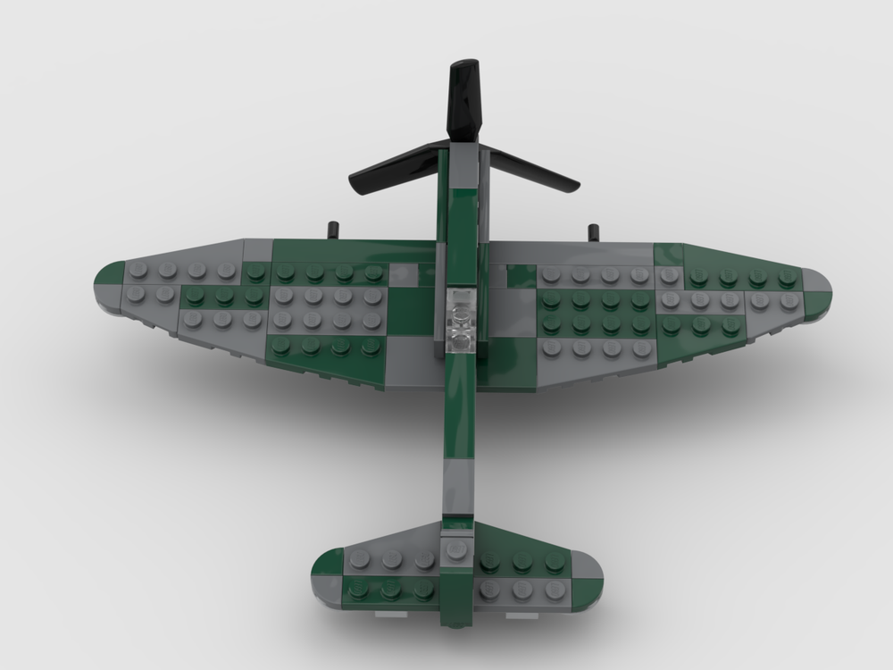 Lego Moc Supermarine Spitfire Mk Vb Camouflaged By Andrewg123