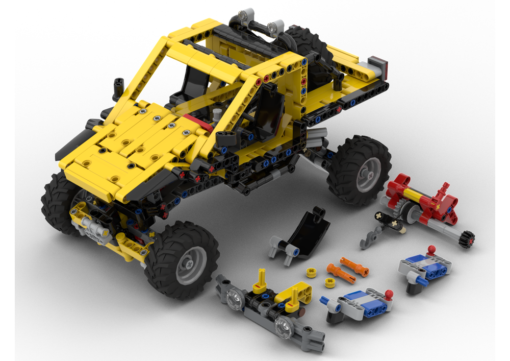 LEGO MOC 42122 - B-Modell - Dune Buggy by technicbasics | Rebrickable ...