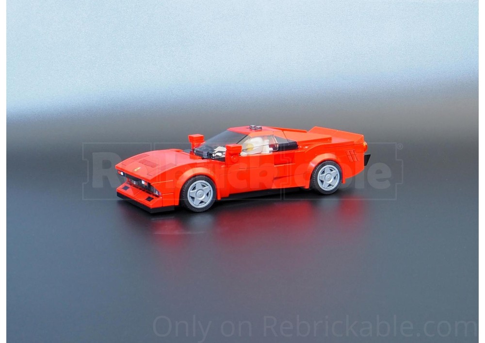 LEGO MOC-91417 Ferrrari 288 GTO - Speed Champions 8 Studs wide by