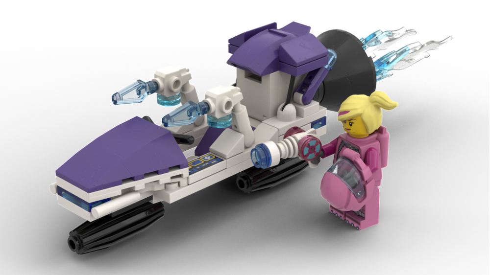 LEGO MOC 6890 Cosmic Cruiser, Intergalactic Girl by Horlack ...