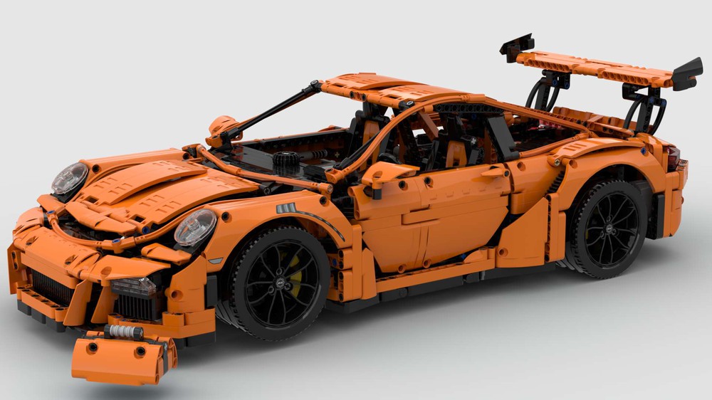 How to PIMP-UP your Lego Technic Porsche 911 GT3 RS! Lego Set #42056 