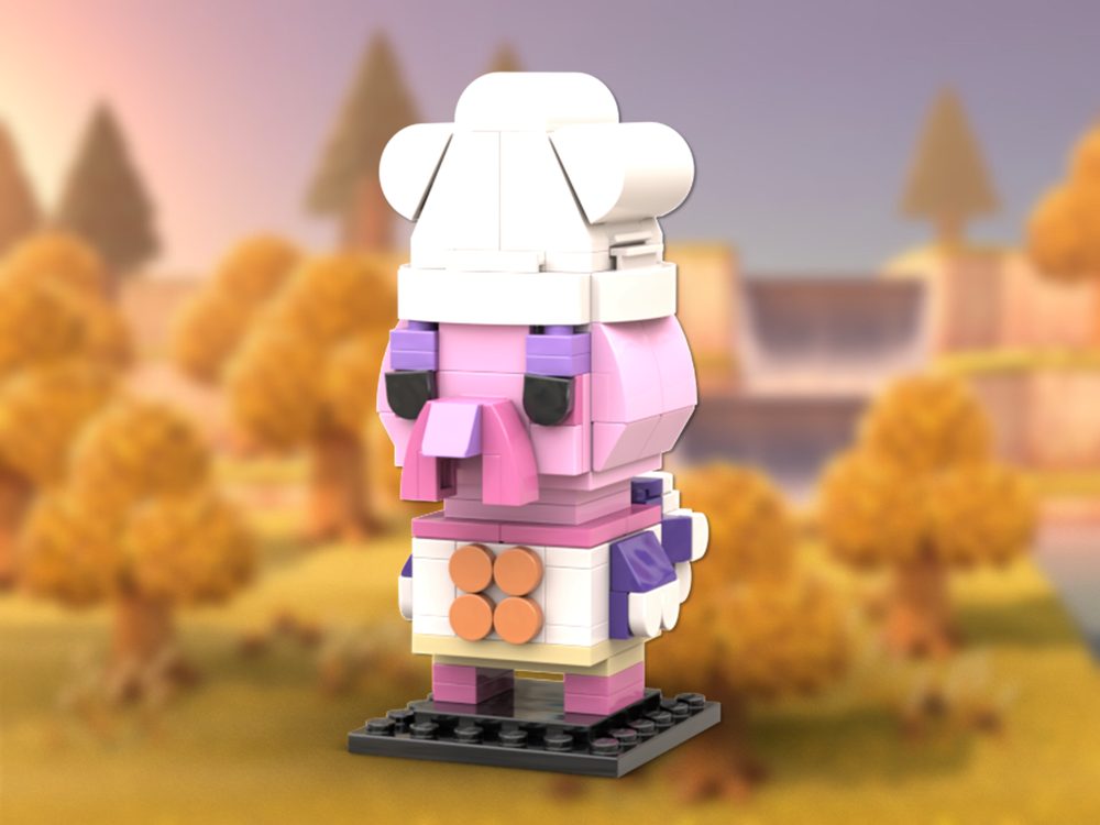 LEGO MOC Franklin Brickheadz (From Animal Crossing) by ccZone | Rebrickable  - Build with LEGO