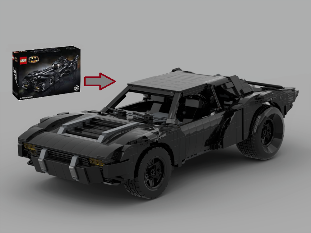 1360-Piece Lego Technic Batmobile Looks Ahead to 2022 Movie 'The Batman