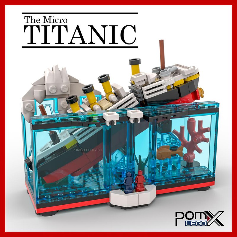 LEGO MOC The Sinking Micro Titanic Display Expansion Set by pomx