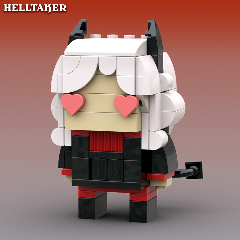 LEGO MOC Helltaker Brickheadz | Modeus by SnuggleBrick | Rebrickable ...