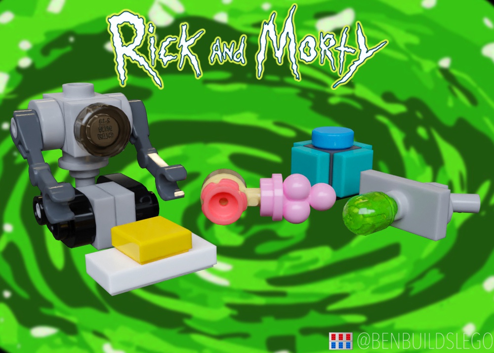 Caligrafía Lijadoras Engreído LEGO MOC Rick and Morty objects by benbuildslego | Rebrickable - Build with  LEGO