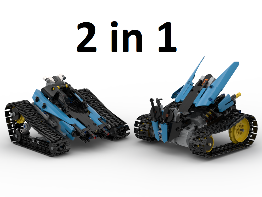 LEGO MOC New Racer 42095 D Model (Plus Cricket) 2 in 1 by