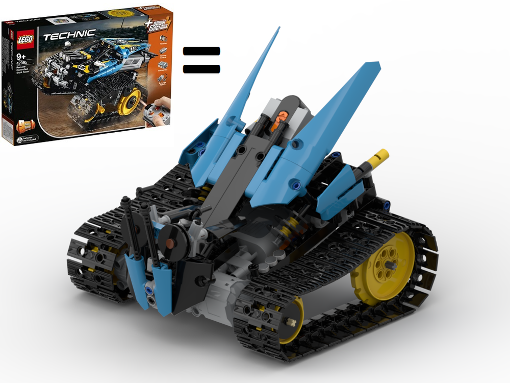 LEGO MOC New Racer 42095 D Model (Plus Cricket) 2 in 1 by