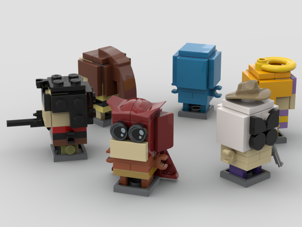 LEGO MOC Mini-Brickheadz - Watchmen by Thierry | Rebrickable - Build ...