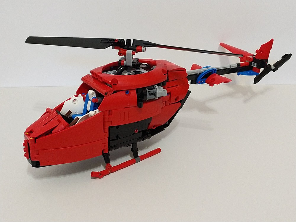 indad Tøm skraldespanden dis LEGO MOC Helicopter (42125) by ConstructionsByDonat | Rebrickable - Build  with LEGO