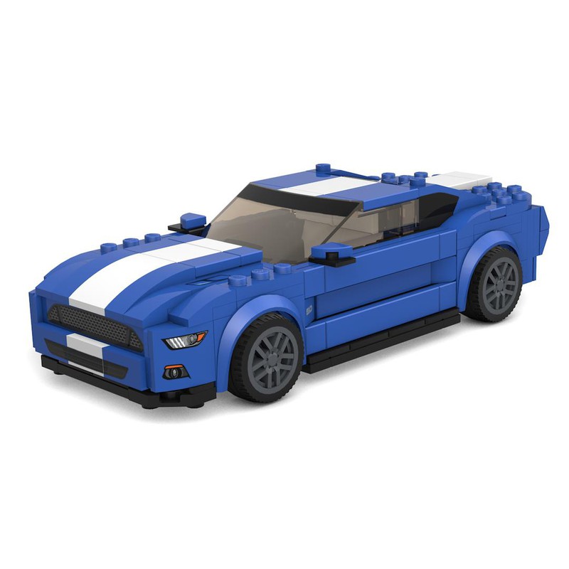 LEGO MOC Ford Mustang GT 5.0 Speed Champions by klara_mocs
