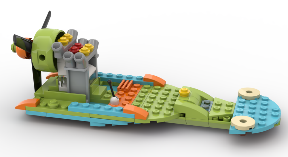 LEGO MOC Mystery Airboat by crazy8ron Rebrickable - Build with LEGO