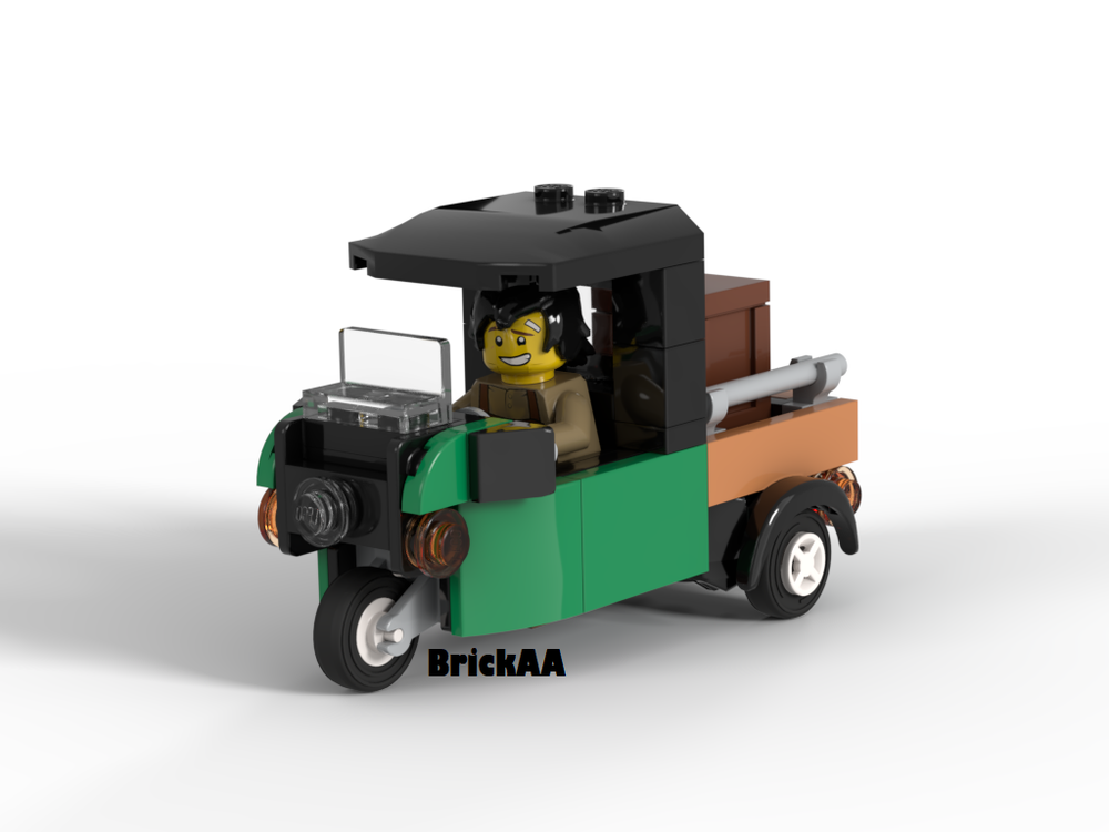 LEGO MOC Tricycle pickup by BrickAA | Rebrickable - Build with LEGO