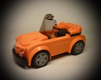 75880 VW Beetle Convertible for Minifig