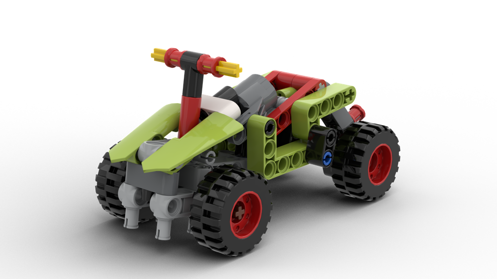 Bageri lave mad repertoire LEGO MOC 42102 - Quad with Suspension, Springing and Steering by 2in1 |  Rebrickable - Build with LEGO